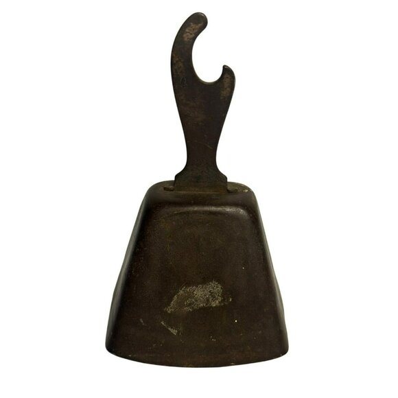 VTG Copper Cowbell with Can Opener Handle – Rustic Barware / Dinner Bell, 3.75" - Picture 1 of 5
